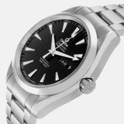 Omega Black Stainless Steel Seamaster Aqua Terra 231.10.43.22.01.002 Automatic Men's Wristwatch 43 mm