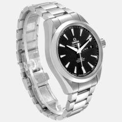 Omega Black Stainless Steel Seamaster Aqua Terra 231.10.43.22.01.002 Automatic Men's Wristwatch 43 mm