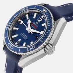 Omega Blue Titanium Seamaster Planet Ocean 232.92.38.20.03.001 Automatic Men's Wristwatch 37.5 mm