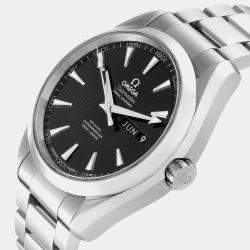 Omega Black Stainless Steel Seamaster Aqua Terra 231.10.43.22.01.002 Automatic Men's Wristwatch 43 mm