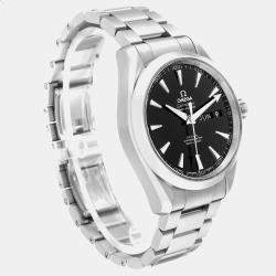 Omega Black Stainless Steel Seamaster Aqua Terra 231.10.43.22.01.002 Automatic Men's Wristwatch 43 mm