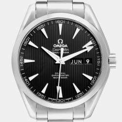 Omega Black Stainless Steel Seamaster Aqua Terra 231.10.43.22.01.002 Automatic Men's Wristwatch 43 mm