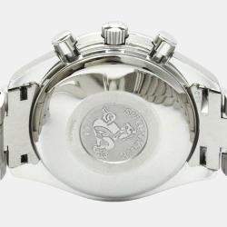 Pre Owned Omega Black Stainless Steel Speedmaster 3513.50 Automatic Men's Wristwatch 39 mm