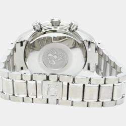 Pre Owned Omega Black Stainless Steel Speedmaster 3513.50 Automatic Men's Wristwatch 39 mm