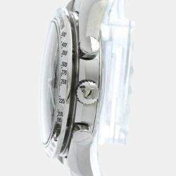 Pre Owned Omega Black Stainless Steel Speedmaster 3513.50 Automatic Men's Wristwatch 39 mm