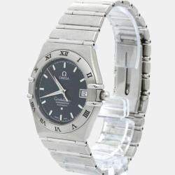 Omega Grey Stainless Steel Constellation 1502.40 Automatic Men's Wristwatch 35 mm