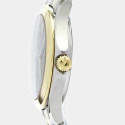 Omega Black 18k Yellow Gold Stainless Steel Seamaster 2311.50 Automatic Men's Wristwatch 36 mm