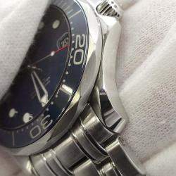 Omega Blue Stainless Steel Seamaster Diver 212.30.41.20.03.001 Automatic Men's Wristwatch 41 mm 