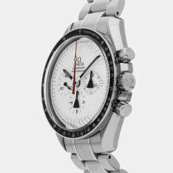 Omega White Stainless Steel Speedmaster Professional Moonwatch 311.32.42.30.04.001 Manual Winding Men's Wristwatch 42 mm