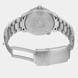 Omega Black Stainless Steel Seamaster Diver 300 M 2264.50.00 Quartz Men's Wristwatch 41mm
