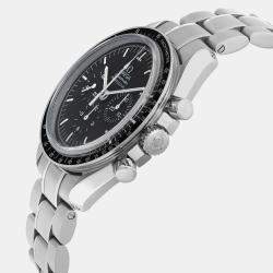 Omega Black Stainless Steel Speedmaster Professional Moonwatch 311.30.42.30.01.006 Manual Winding Men's Wristwatch 42mm