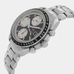 Omega Black Stainless Steel Speedmaster 3210.51.00 Automatic Men's Wristwatch 40 mm