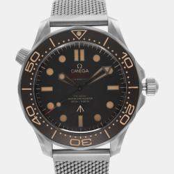Omega Brown Titanium Seamaster Automatic Men's Wristwatch 42 mm