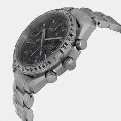 Omega Black Stainless Steel Speedmaster 3513.50.00 Automatic Men's Wristwatch 39 mm