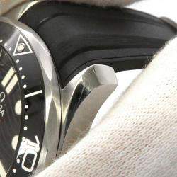 Omega Black Stainless Steel Seamaster 210.32.42.20.01.001 Automatic Men's Wristwatch 42 mm