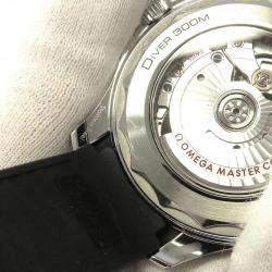 Omega Black Stainless Steel Seamaster 210.32.42.20.01.001 Automatic Men's Wristwatch 42 mm