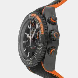 Omega Seamaster Planet Ocean 600M Chronograph "Deep Black" 215.92.46.51.01.001 Automatic Men's Wristwatch 45MM
