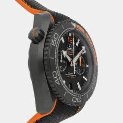 Omega Seamaster Planet Ocean 600M Chronograph "Deep Black" 215.92.46.51.01.001 Automatic Men's Wristwatch 45MM