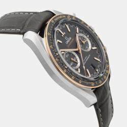Omega Grey Stainless Steel Speedmaster Racing 329.23.44.51.06.001 Automatic Men's Wristwatch 44 mm
