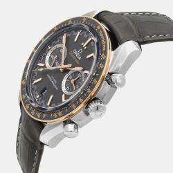 Omega Grey Stainless Steel Speedmaster Racing 329.23.44.51.06.001 Automatic Men's Wristwatch 44 mm