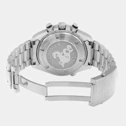 Omega Black Stainless Steel Seamaster Planet Ocean 2210.50.00 Automatic Men's Wristwatch  45.5mm 