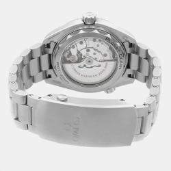 Omega Black Stainless Steel Seamaster Planet Ocean 215.30.44.21.01.002 Automatic Men's Wristwatch 43.5 mm