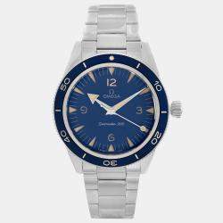 Omega Blue Seamaster Master Chronometer 234.30.41.21.03.001 Automatic Men's Wristwatch 41 mm