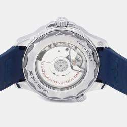 Omega Blue Stainless Steel Seamaster 300M 210.32.42.20.03.001 Automatic Men's Wristwatch 42mm