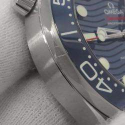 Omega Blue Stainless Steel Seamaster 300M 210.32.42.20.03.001 Automatic Men's Wristwatch 42mm