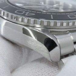 Omega Black Stainless Steel Seamaster Planet Ocean 215.30.44.21.01.001 Automatic Men's Wristwatch 43 mm