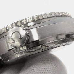 Omega Black Stainless Steel Seamaster Planet Ocean 215.30.44.21.01.001 Automatic Men's Wristwatch 43 mm