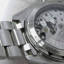 Omega Black Stainless Steel Seamaster Planet Ocean 215.30.44.21.01.001 Automatic Men's Wristwatch 43 mm