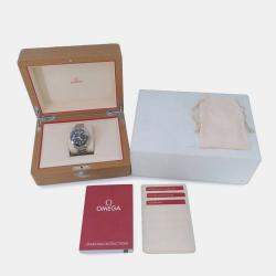 Omega Black Stainless Steel Seamaster Planet Ocean 215.30.44.21.01.001 Automatic Men's Wristwatch 43 mm