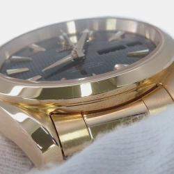 Pre Owned Omega Grey 18k Rose Gold Seamaster Aqua Terra 231.50.43.22.06.003 Automatic Men's Wristwatch 38.5 mm