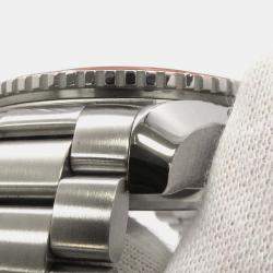 Omega Grey Stainless Steel Seamaster Planet Ocean Automatic Men's Wristwatch 45.5 mm