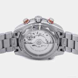 Omega Grey Stainless Steel Seamaster Planet Ocean Automatic Men's Wristwatch 45.5 mm