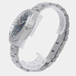 Omega Blue Stainless Steel Seamaster Automatic Men's Wristwatch 40 mm