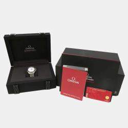 Omega White Stainless Steel Speedmaster Professional Moonwatch 310.30.42.50.04.001 Manual Winding Men's Wristwatch 42mm