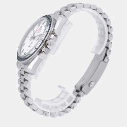 Omega White Stainless Steel Speedmaster Professional Moonwatch 310.30.42.50.04.001 Manual Winding Men's Wristwatch 42mm