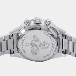 Omega Black Stainless Steel First Omega In Space Speedmaster 310.30.40.50.06.001 Automatic Men's Wristwatch 39.7mm