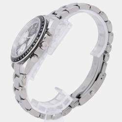 Omega Black Stainless Steel Speedmaster 326.30.40.50.01.002Automatic Men's Wristwatch 40mm
