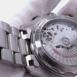 Omega Blue Stainless Steel Seamaster Planet Ocean 215.30.46.51.03.001 Automatic Men's Wristwatch 45.5mm