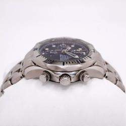 Omega Blue Stainless Steel Seamaster 2598.80 Automatic Men's Wristwatch 40 mm