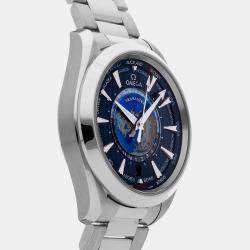 Omega Seamaster Aqua Terra 150M Worldtimer 220.10.43.22.03.001 Automatic Men's Wristwatch 