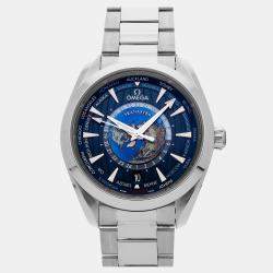 Omega Seamaster Aqua Terra 150M Worldtimer 220.10.43.22.03.001 Automatic Men's Wristwatch 