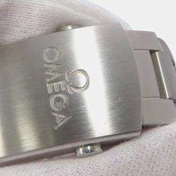 Omega Blue Stainless Steel Seamaster Planet Ocean Automatic Men's Wristwatch 39.5 mm