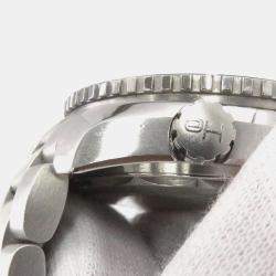 Omega Blue Stainless Steel Seamaster Planet Ocean Automatic Men's Wristwatch 39.5 mm