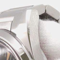 Omega Black Stainless Steel Seamaster 220.10.38.20.01.002 Automatic Men's Wristwatch 38 mm