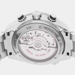 Pre-Owned Omega Black Dial Seamaster Planet Ocean 600M Chronograph Automatic  Men's Watch 45 mm