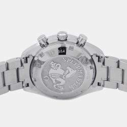 Omega Grey Stainless Steel Speedmaster Racing 326.30.40.50.06.001 Automatic Men's Wristwatch 40 mm